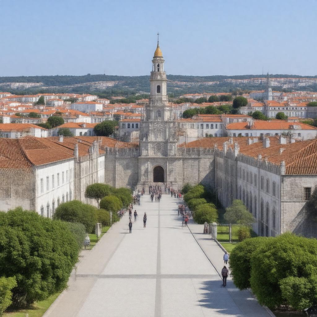 AI-created image of University of Lisbon
