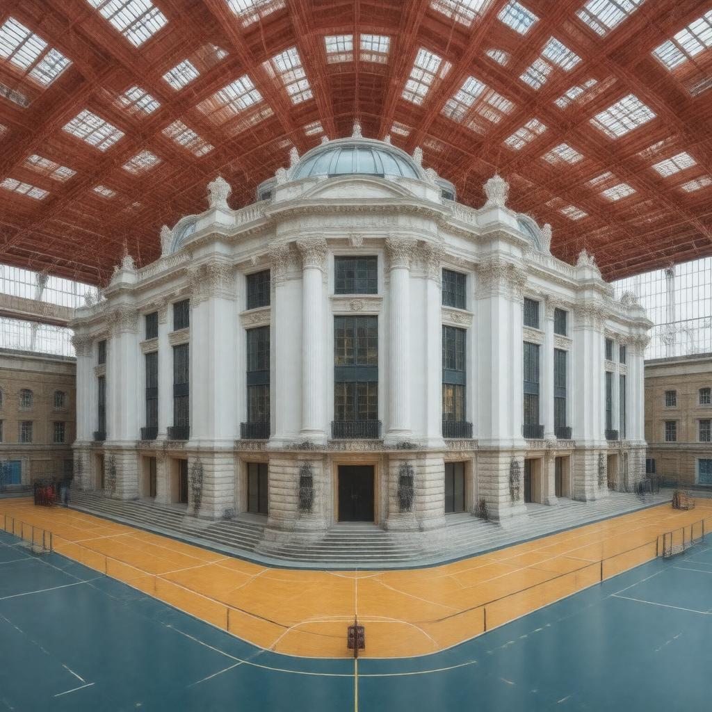 Click to view larger image AI-created image of University of London Union