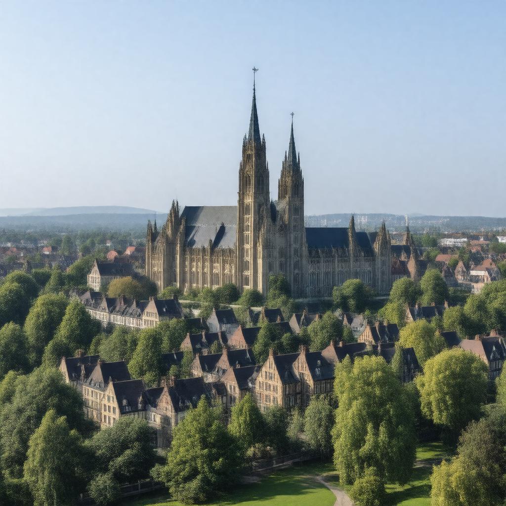 AI-created image of University of Münster
