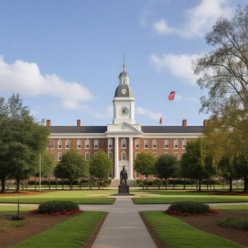 AI-created image of University of Maryland, College Park