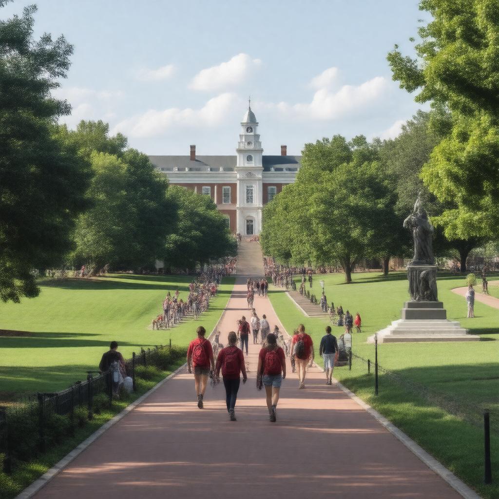 AI-created image of University of Massachusetts