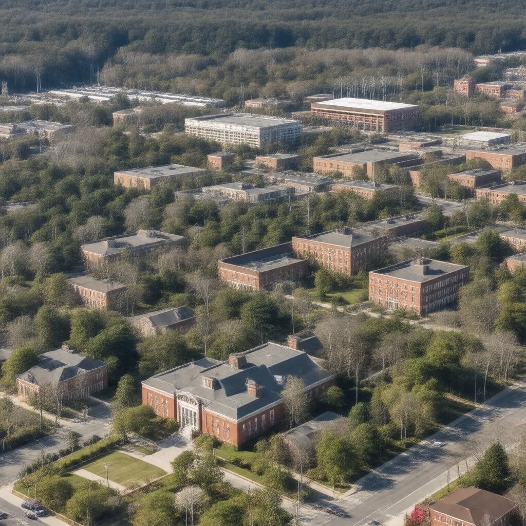 AI-created image of University of Massachusetts Amherst