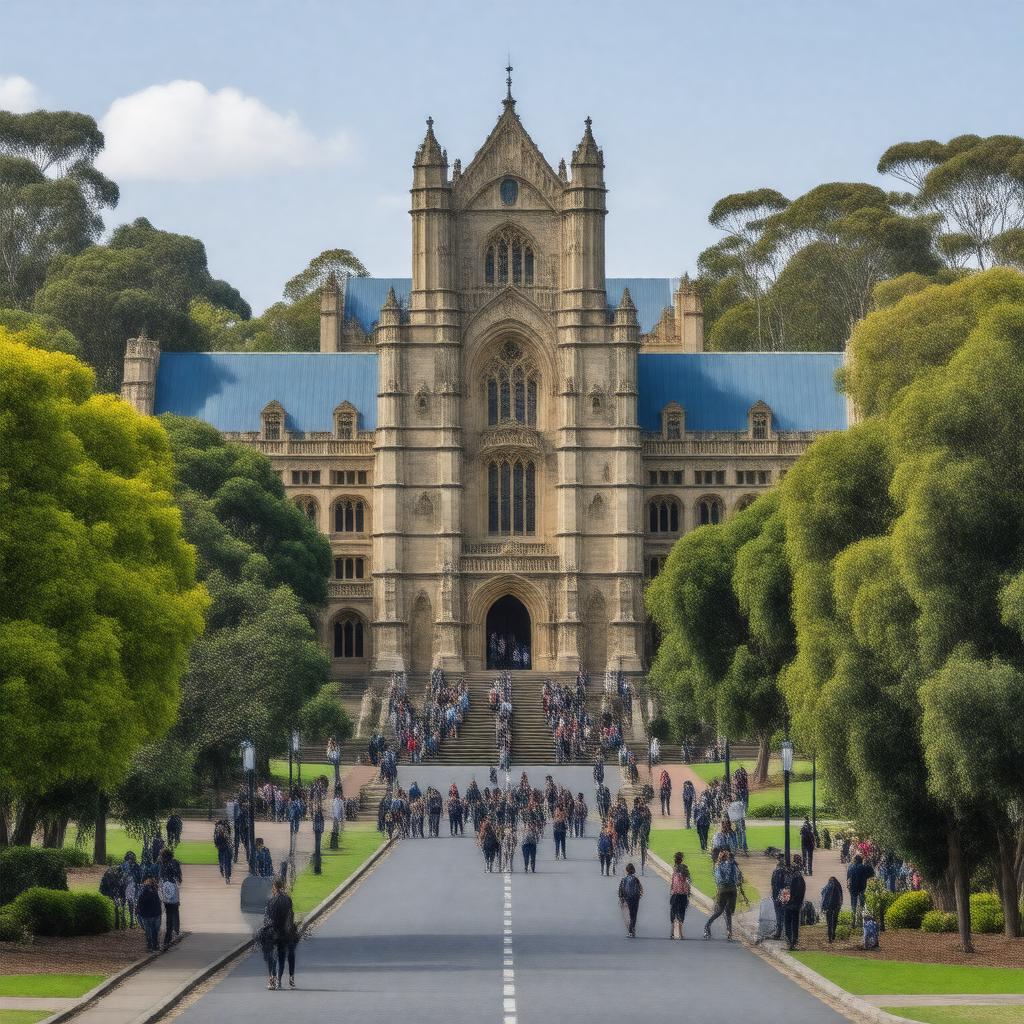 AI-created image of University of Melbourne