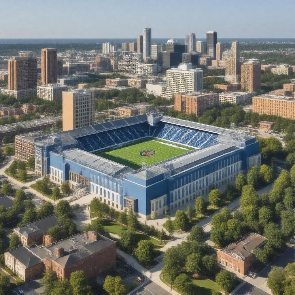 AI-created image of University of Memphis