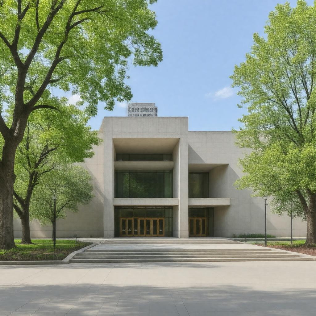 AI-created image of University of Michigan Museum of Art