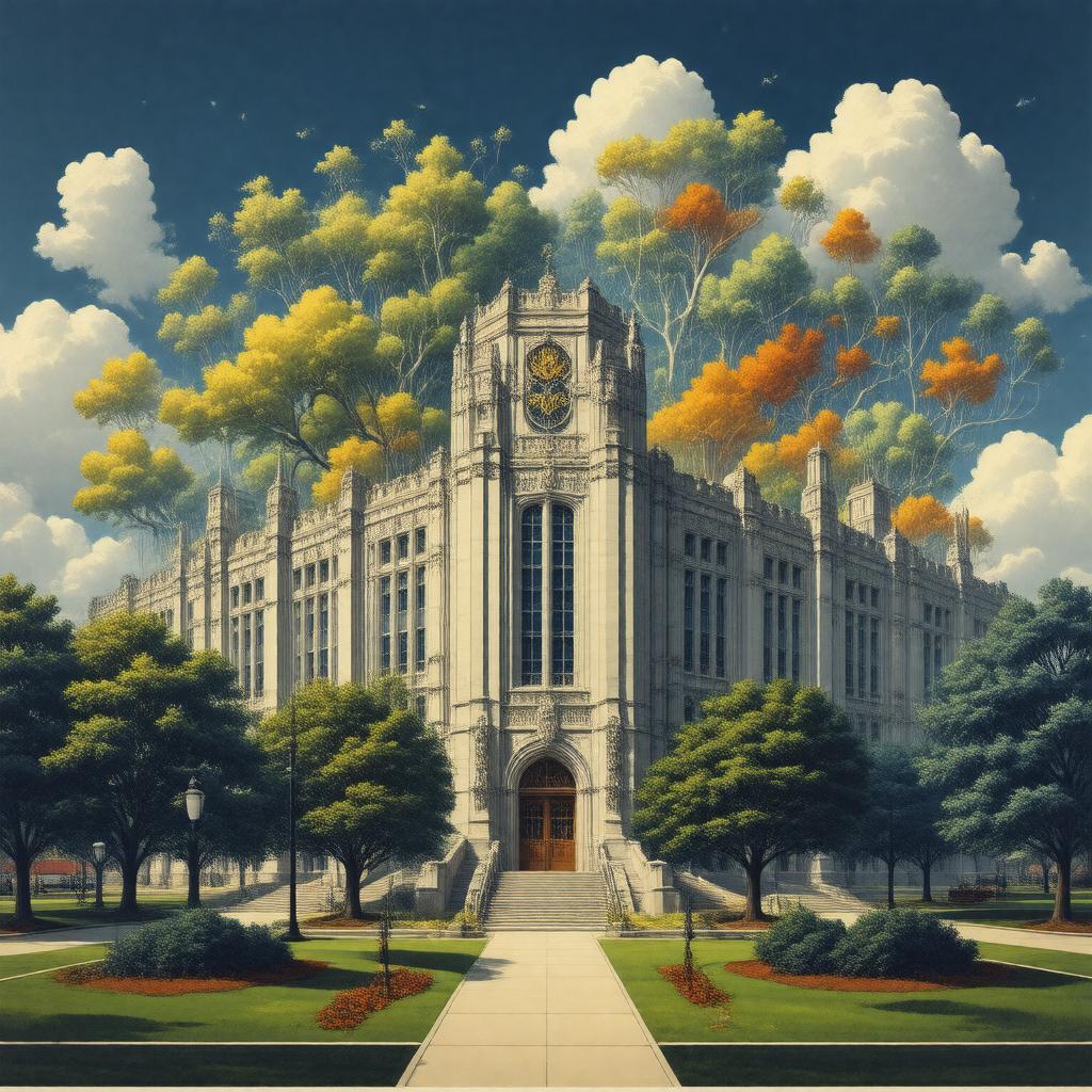 AI-created image of University of Michigan School of Public Health