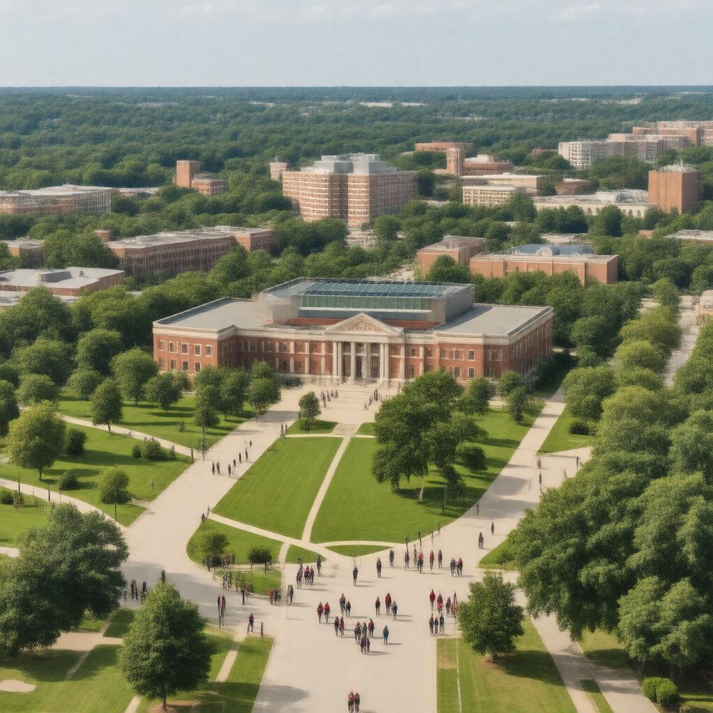 AI-created image of University of Nebraska–Lincoln