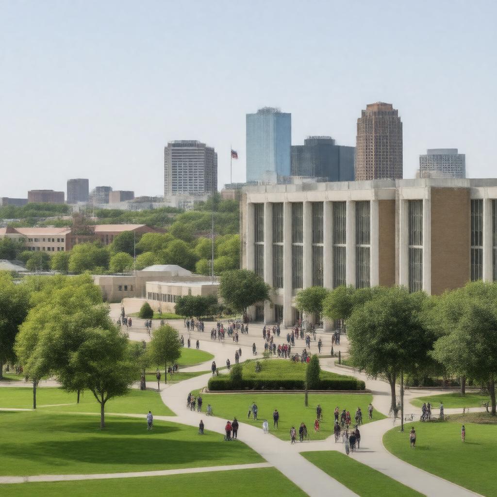 Click to view larger image AI-created image of University of Nebraska Omaha