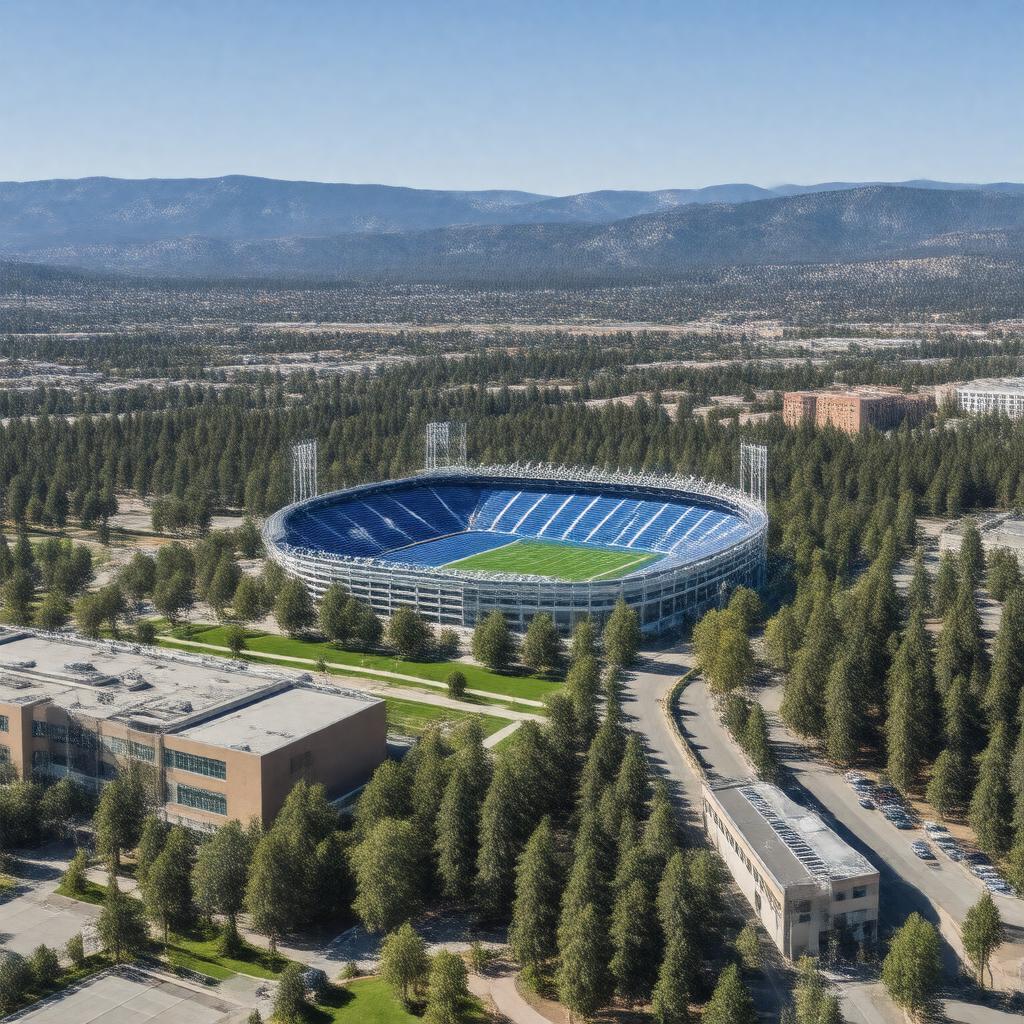 AI-created image of University of Nevada, Reno