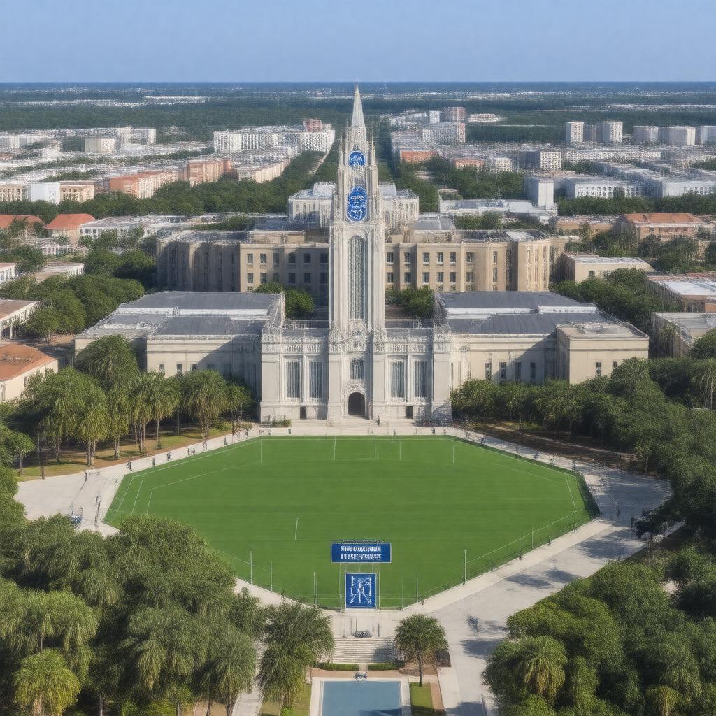 AI-created image of University of New Orleans