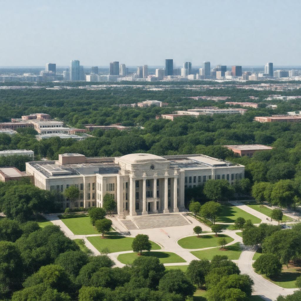 AI-created image of University of North Texas at Dallas