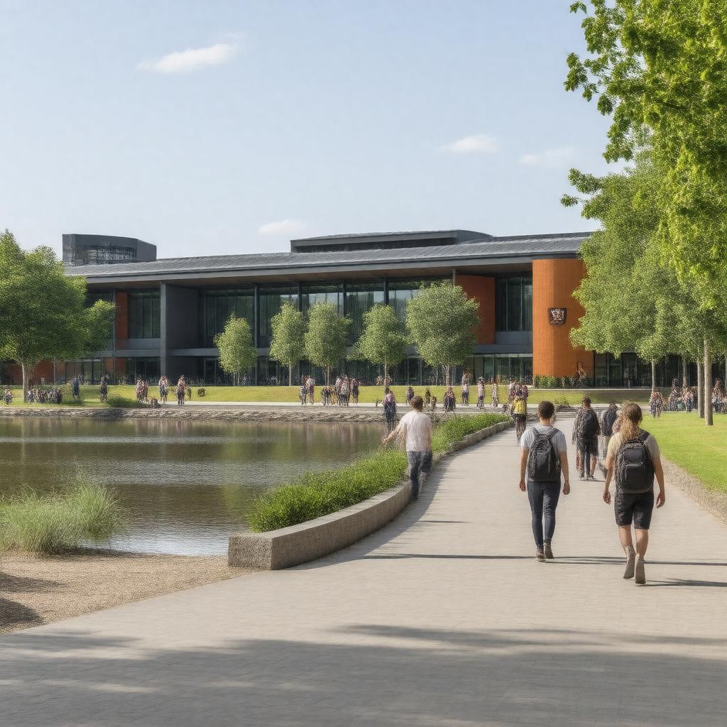 AI-created image of University of Northampton