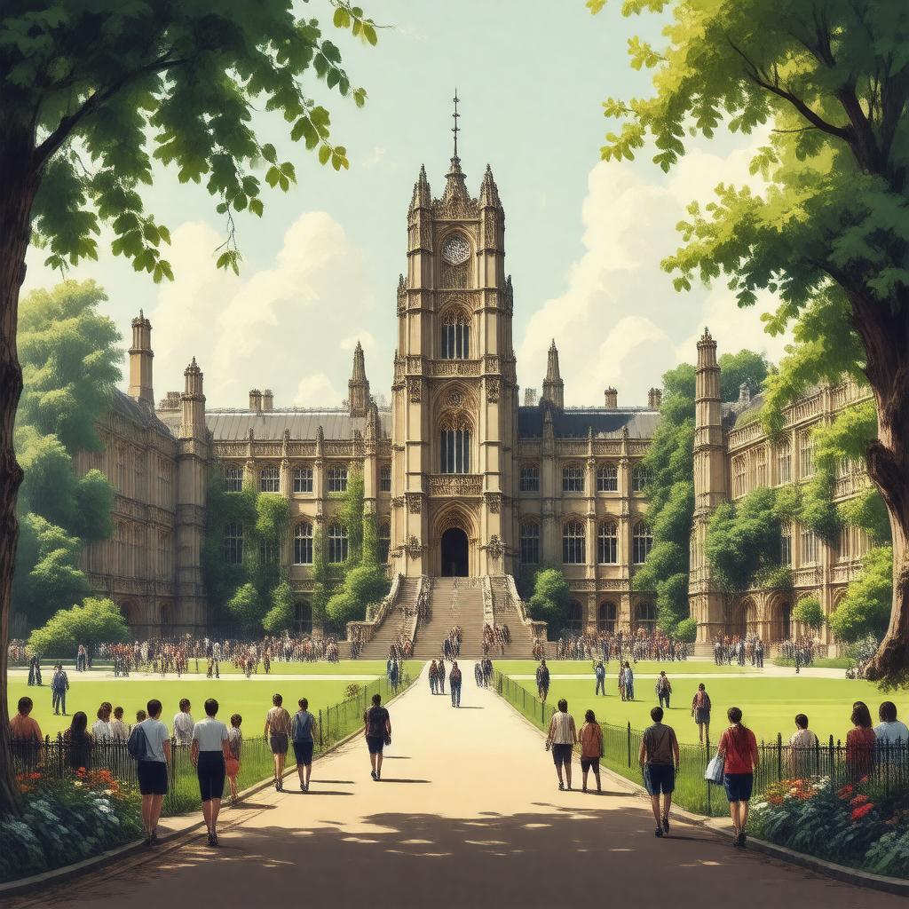 AI-created image of University of Nottingham