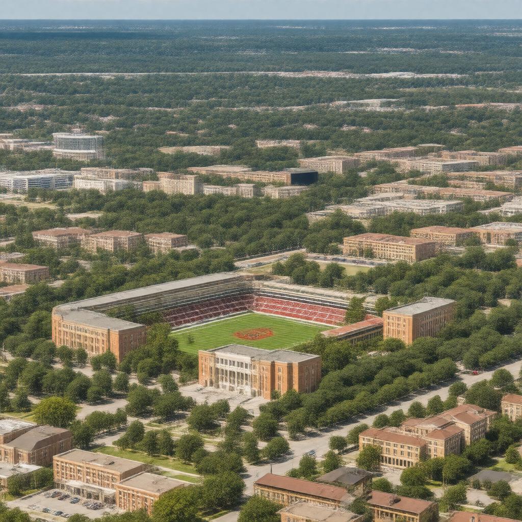 AI-created image of University of Oklahoma