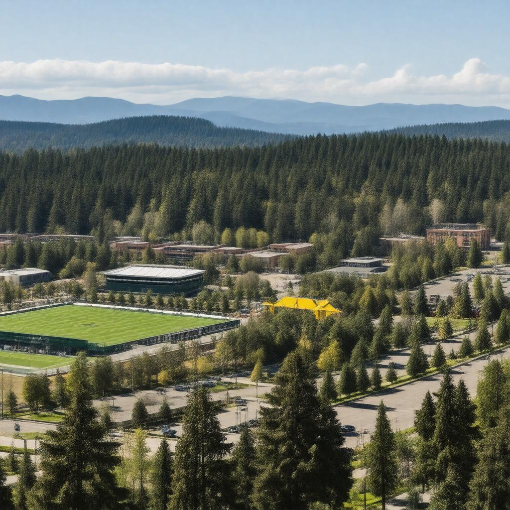 AI-created image of University of Oregon