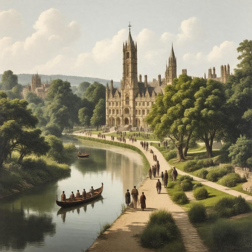 AI-created image of University of Oxford (until 1926)