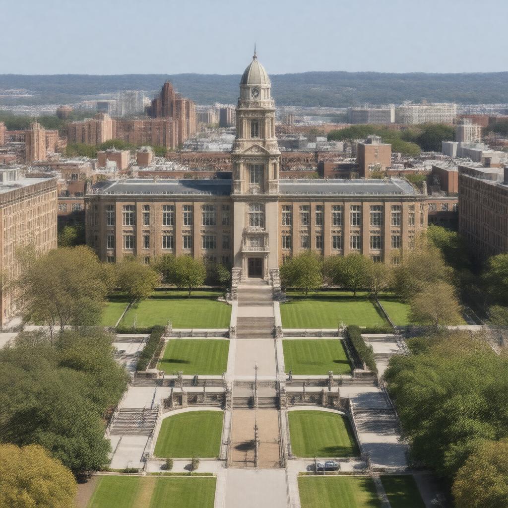 AI-created image of University of Pennsylvania Law School