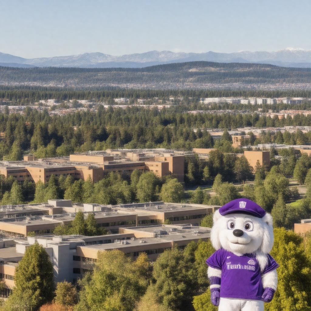 AI-created image of University of Portland