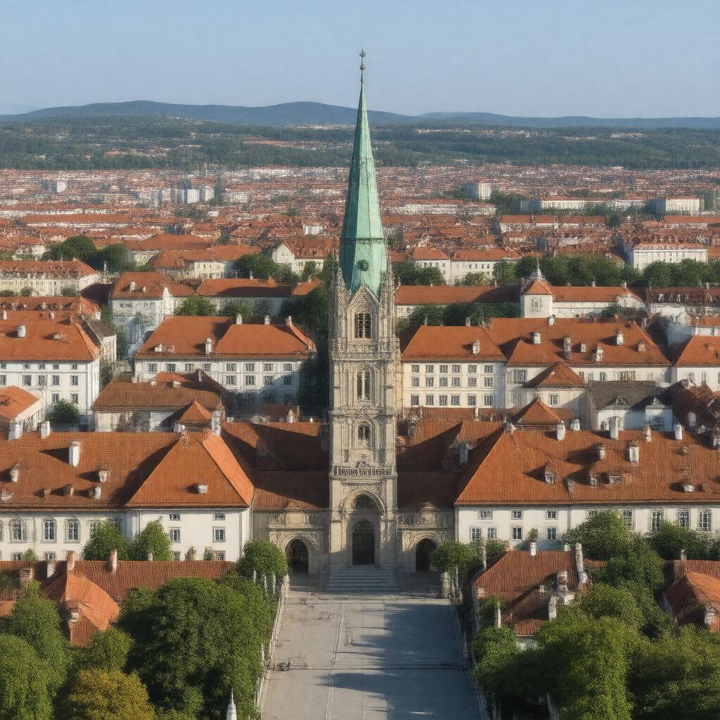 AI-created image of University of Prague