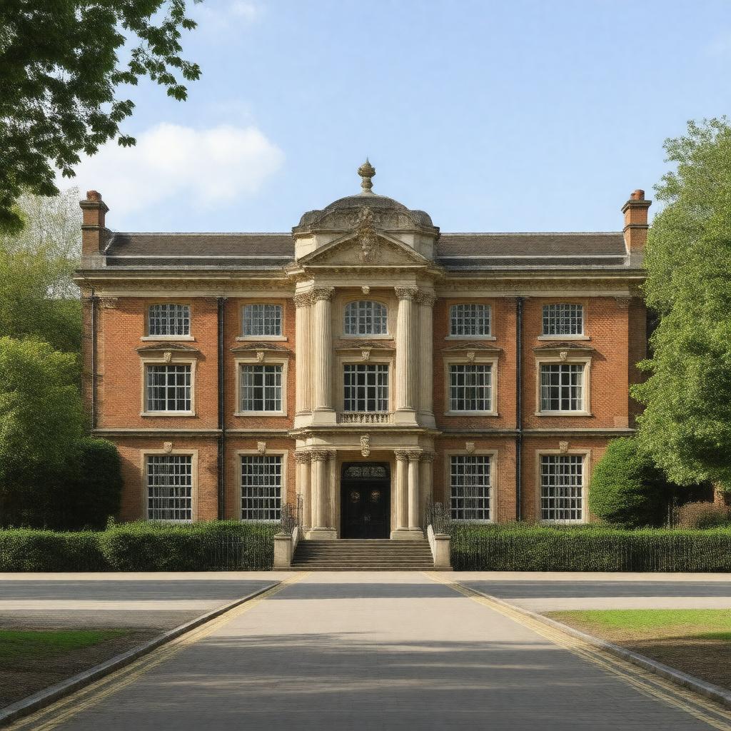 AI-created image of University of Reading Library