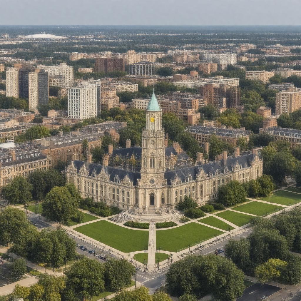 AI-created image of University of Rochester