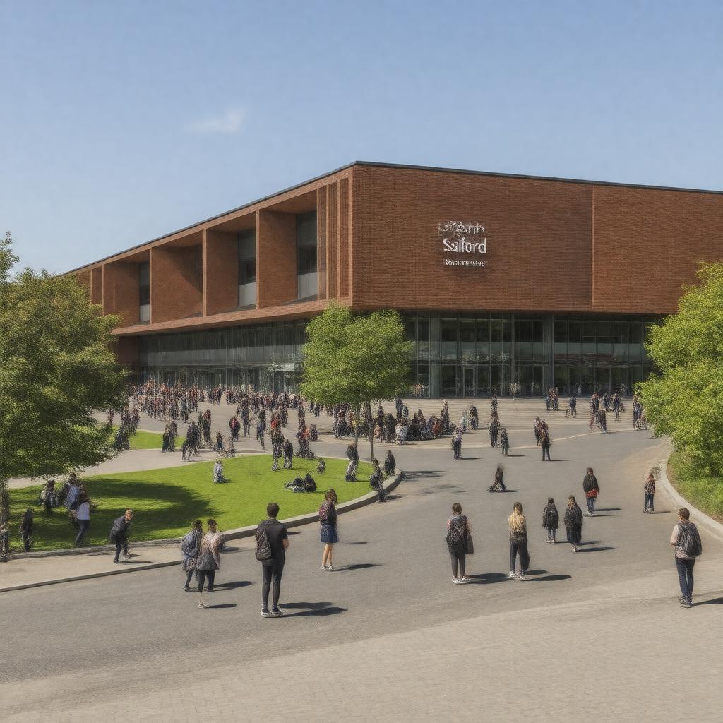 AI-created image of University of Salford