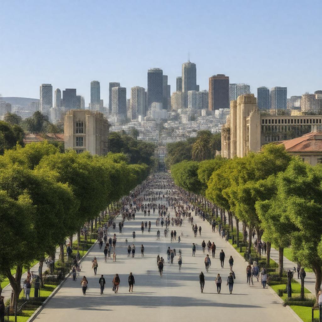 AI-created image of University of San Francisco