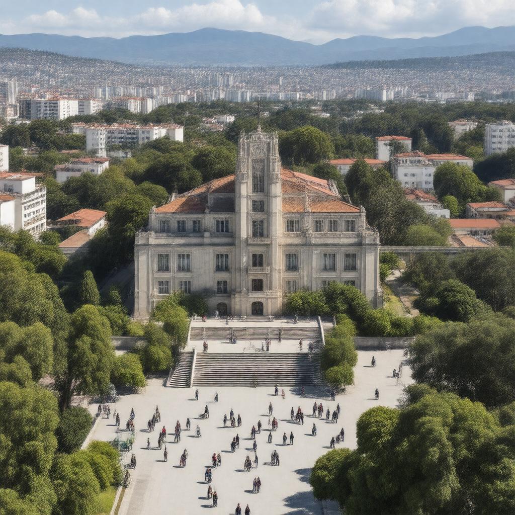 AI-created image of University of Santiago