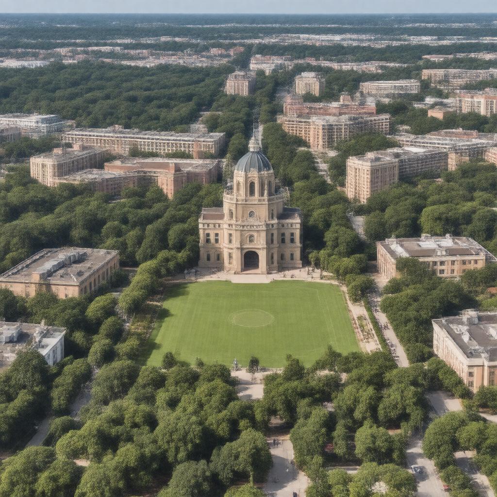 AI-created image of University of South Carolina
