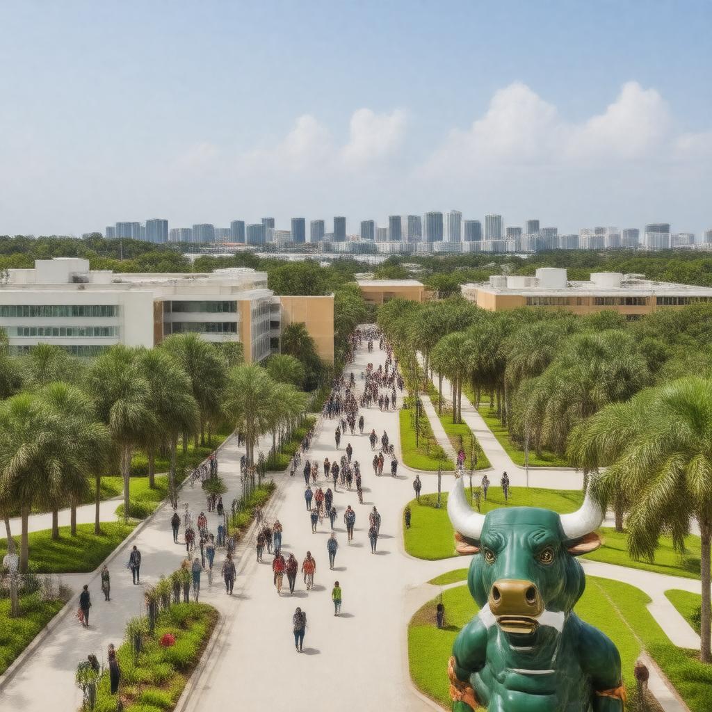 AI-created image of University of South Florida