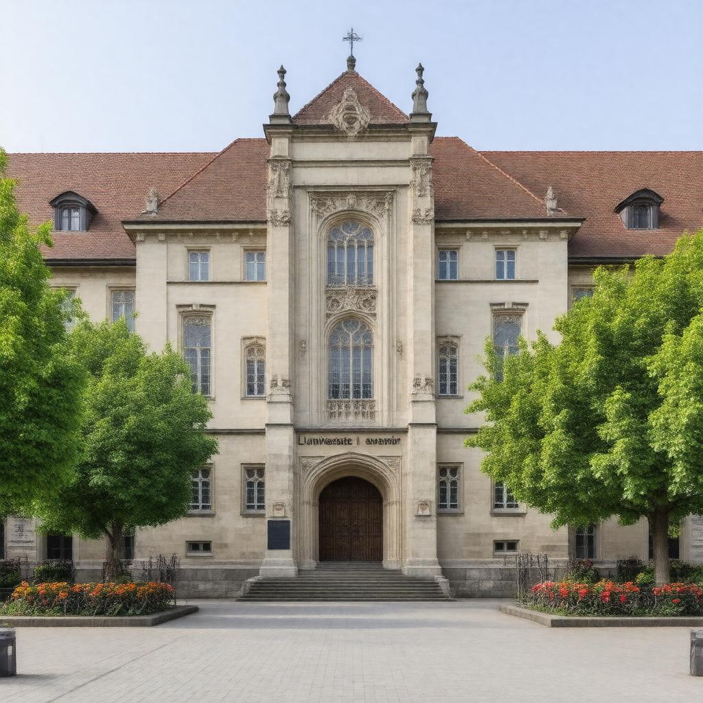 AI-created image of University of Strasbourg