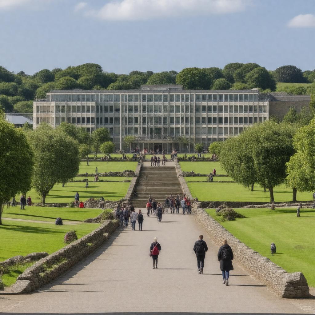 AI-created image of University of Swansea