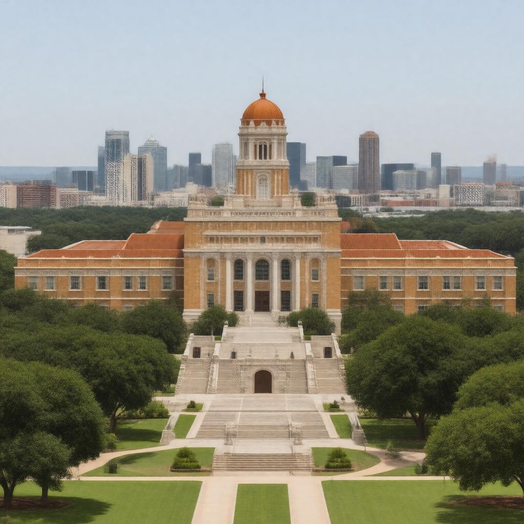 AI-created image of University of Texas School of Law