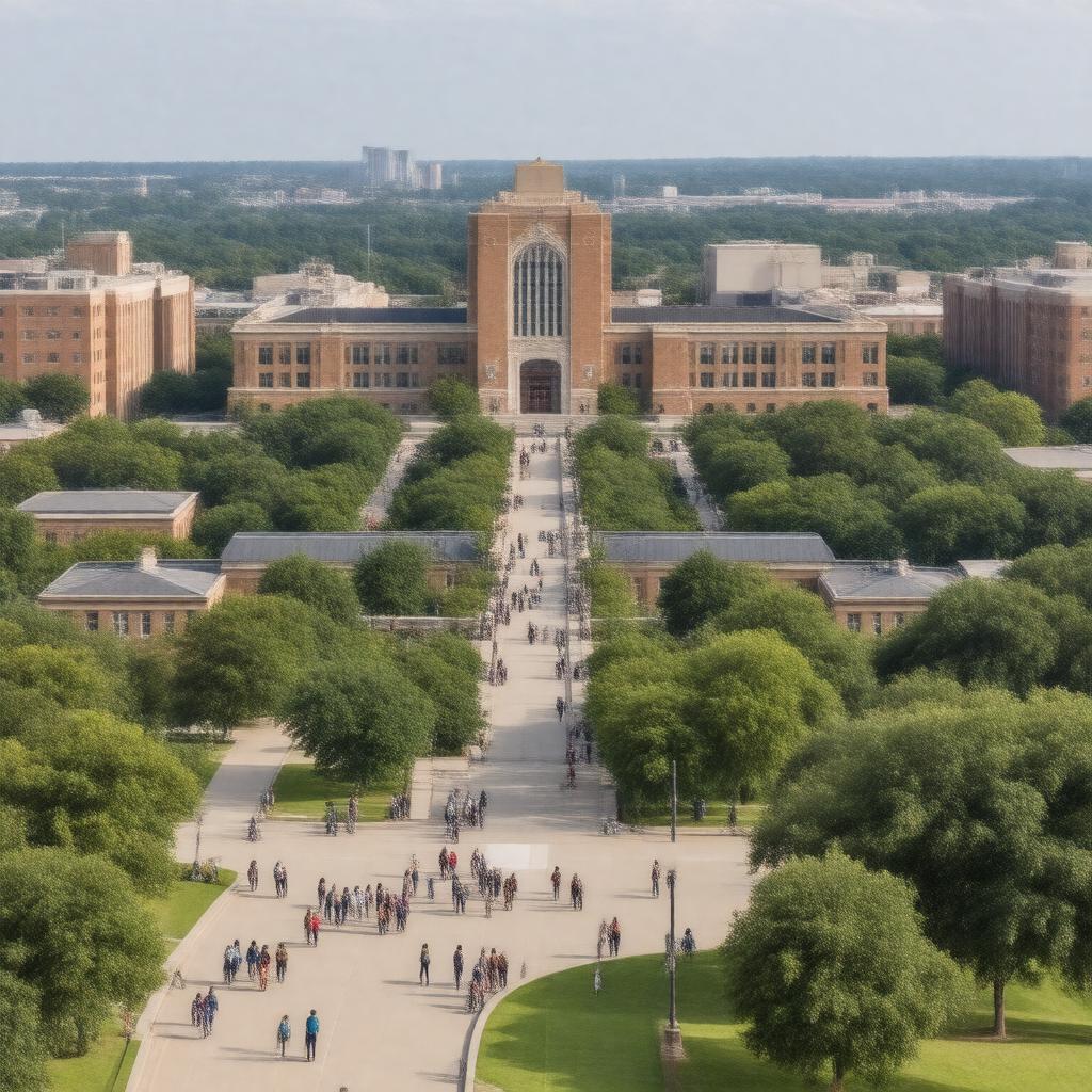 AI-created image of University of Texas at Arlington