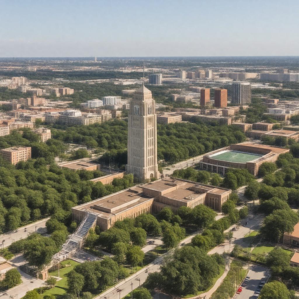 AI-created image of University of Texas at Austin