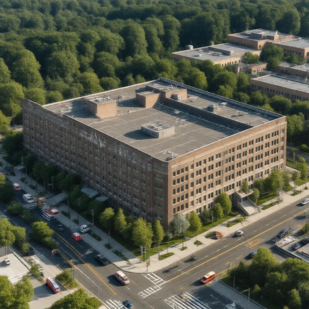 AI-created image of University of Virginia Medical Center