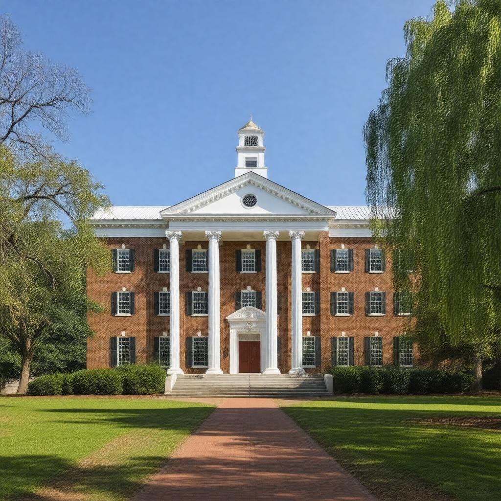 AI-created image of University of Virginia School of Law