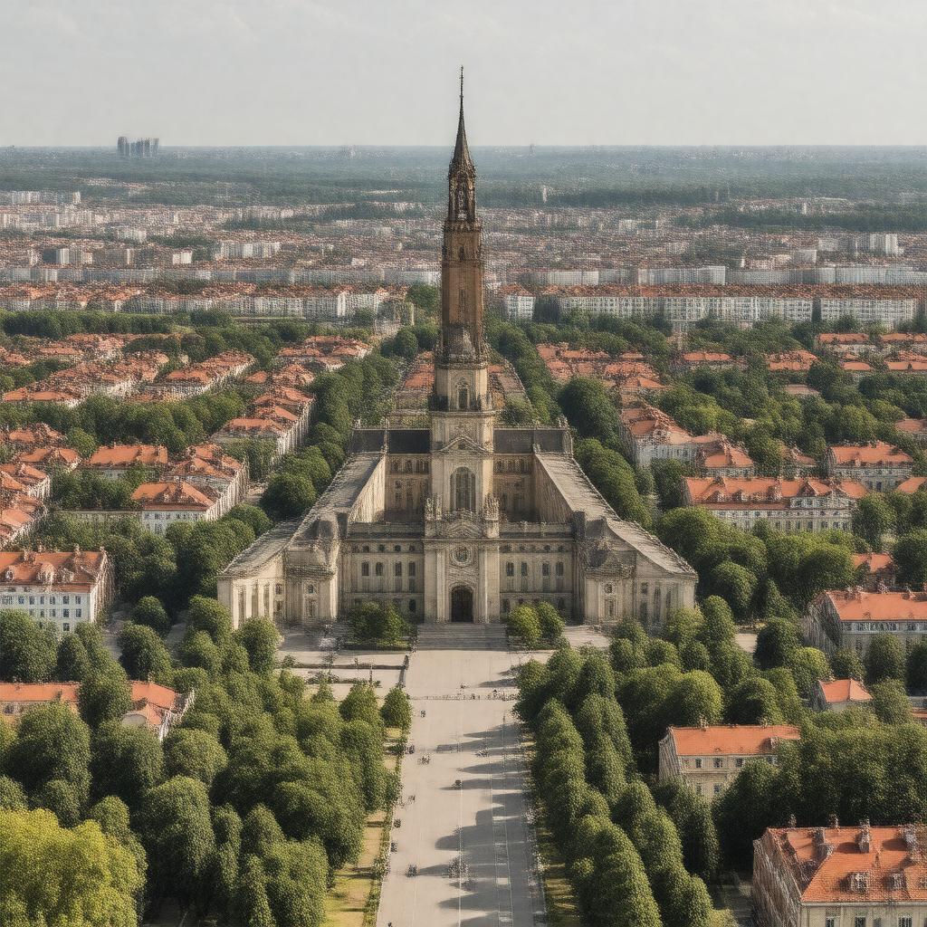 AI-created image of University of Warsaw