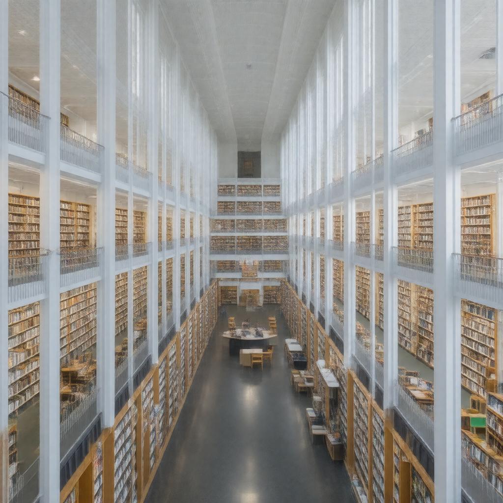 AI-created image of University of Washington Libraries