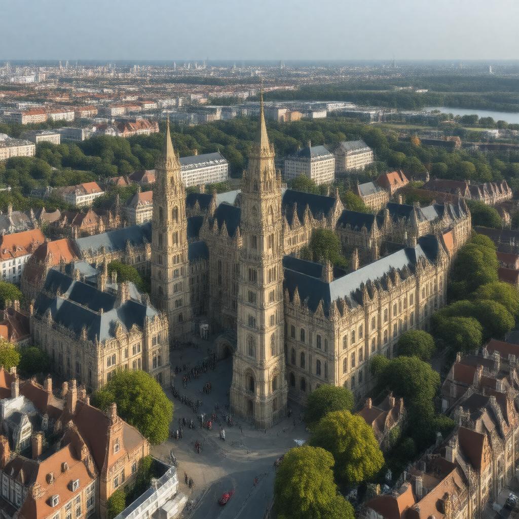 AI-created image of University of Wrocław