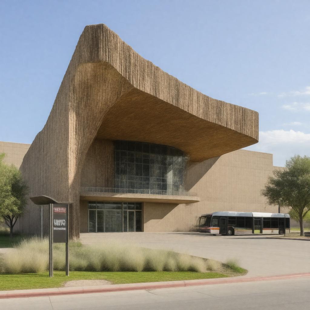 AI-created image of University of Wyoming Art Museum