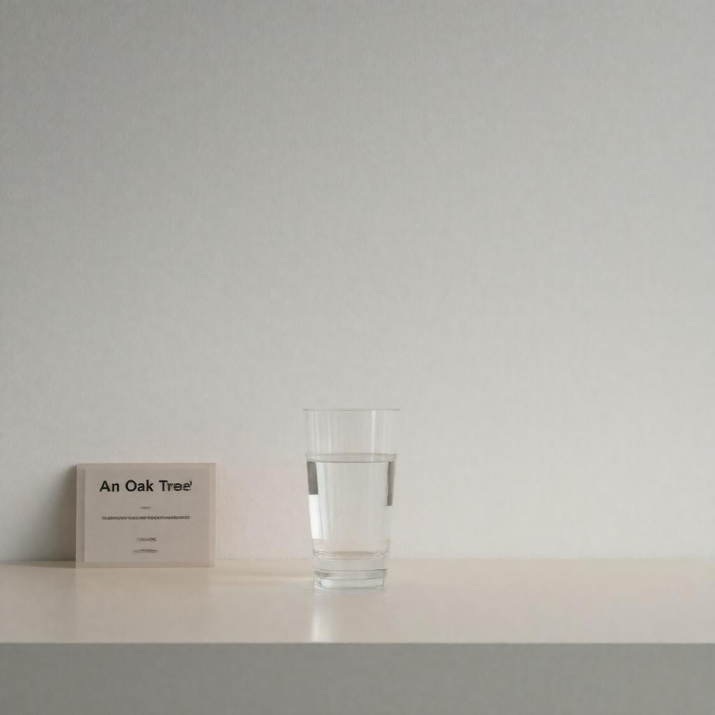 AI-created image of Untitled (glass of water) 1973