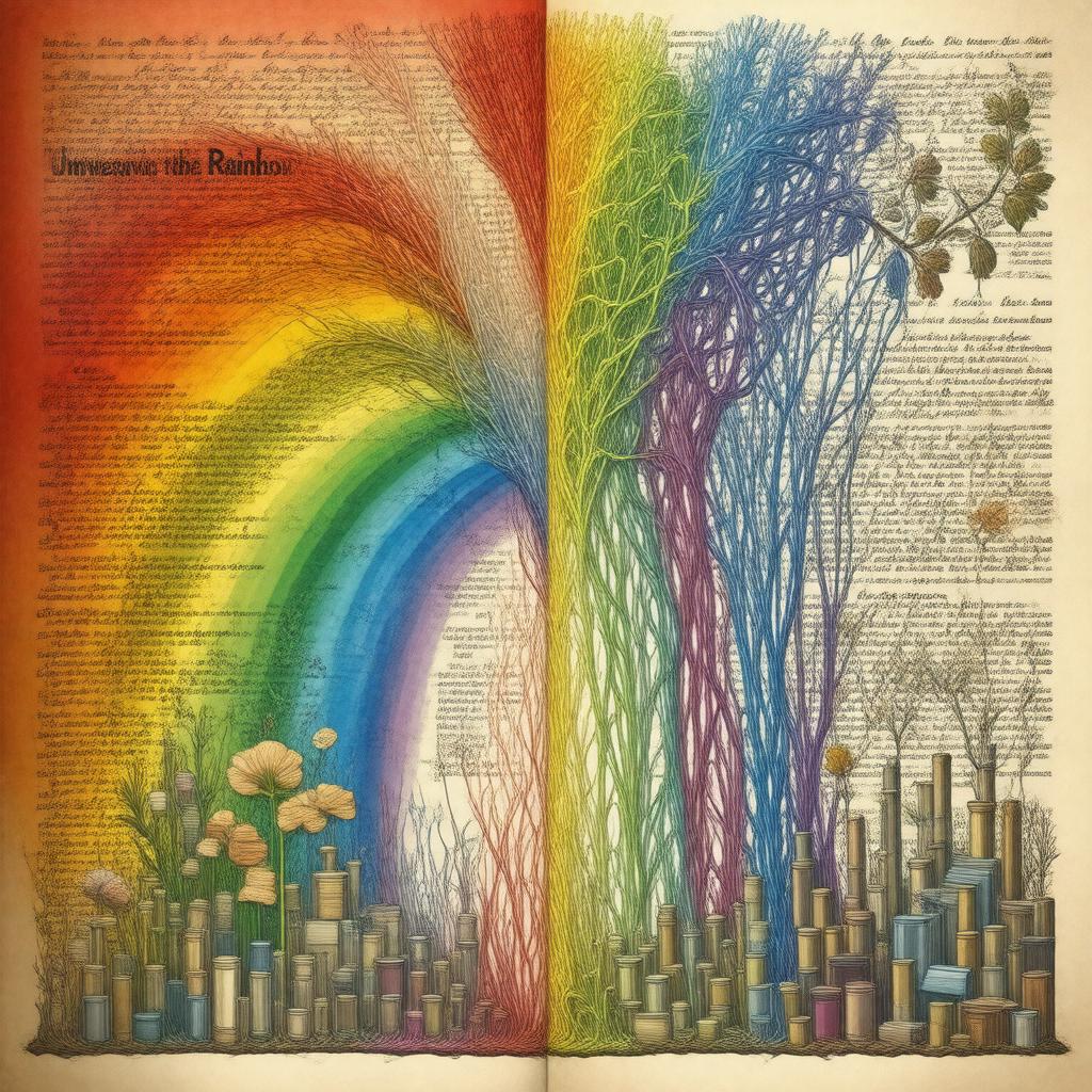 Click to view larger image AI-created image of Unweaving the Rainbow