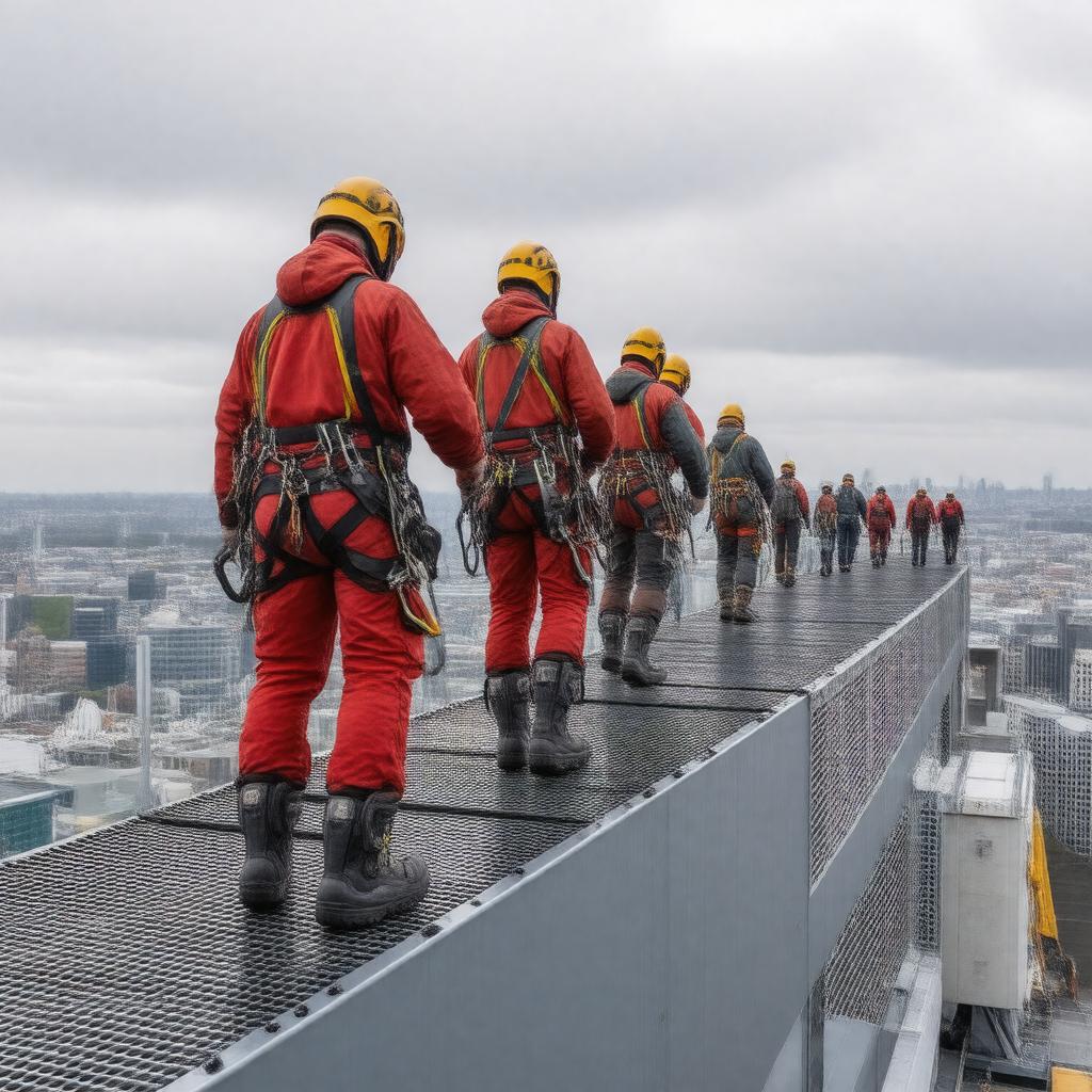 AI-created image of Up at The O2