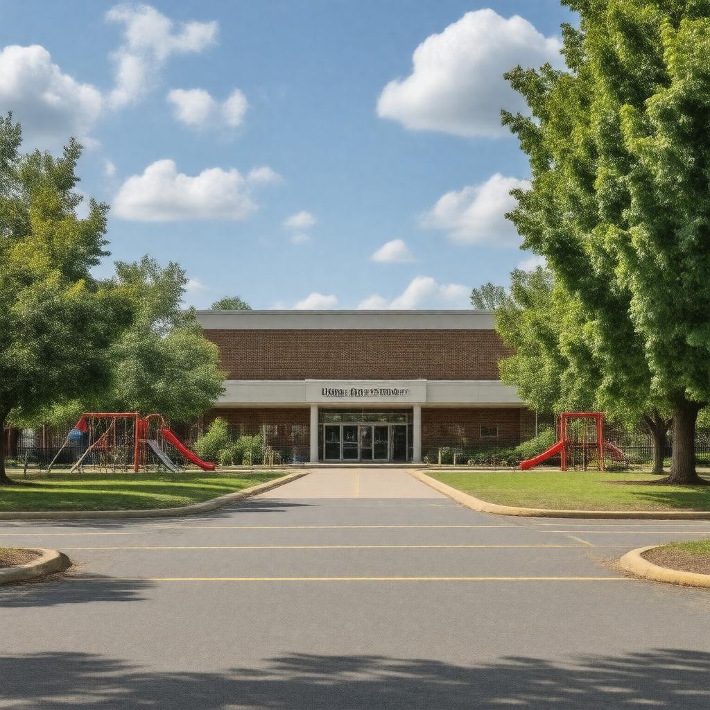 AI-created image of Upham Elementary School