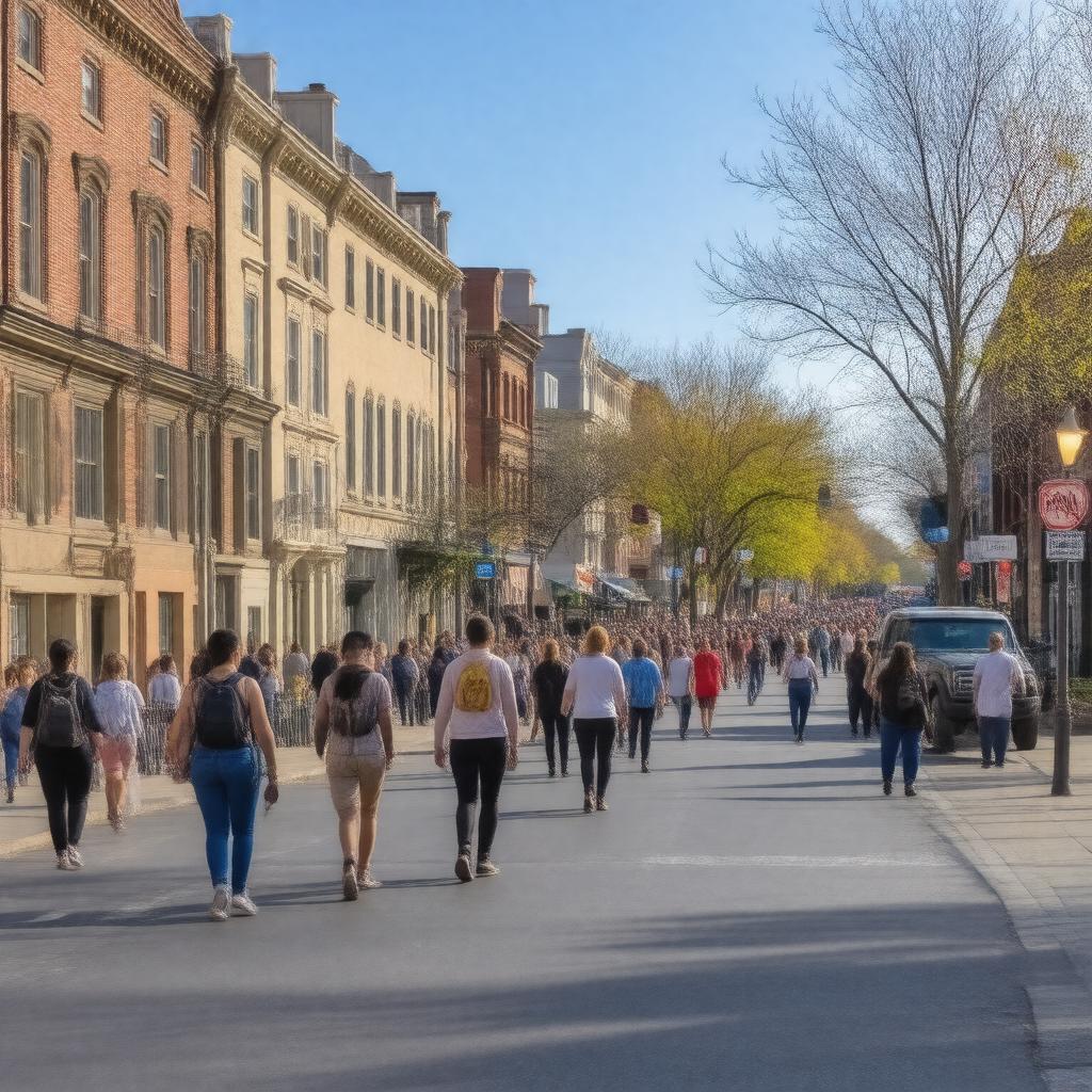 AI-created image of Uphams Corner