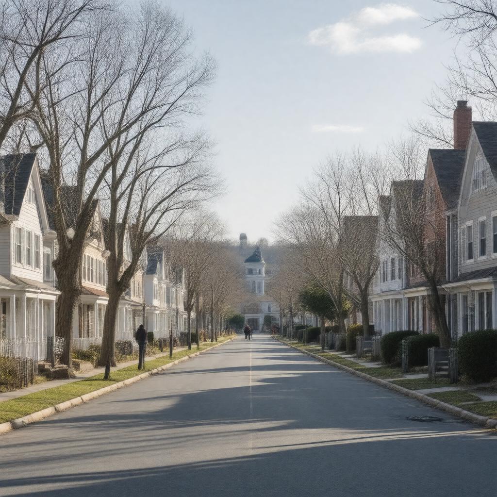 AI-created image of Upland, Pennsylvania