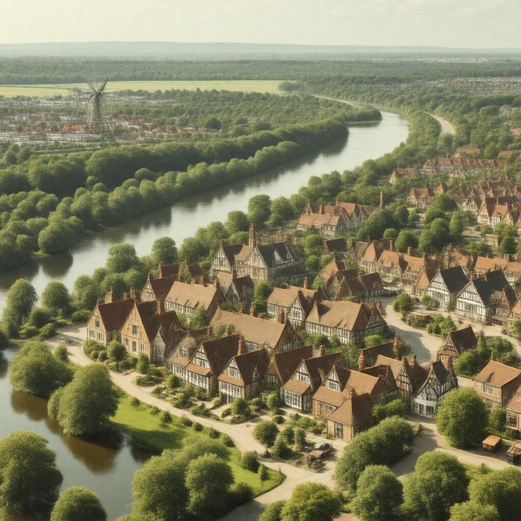 AI-created image of Upminster