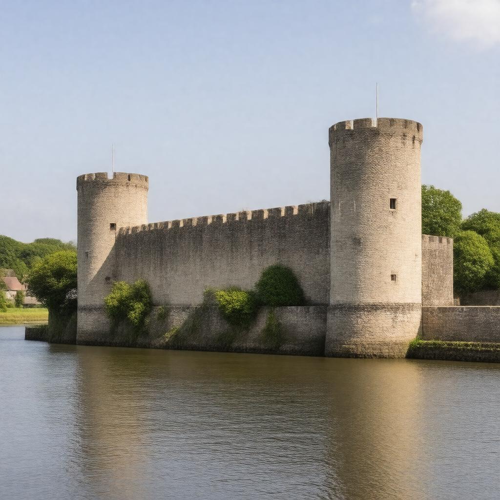 Click to view larger image AI-created image of Upnor Castle