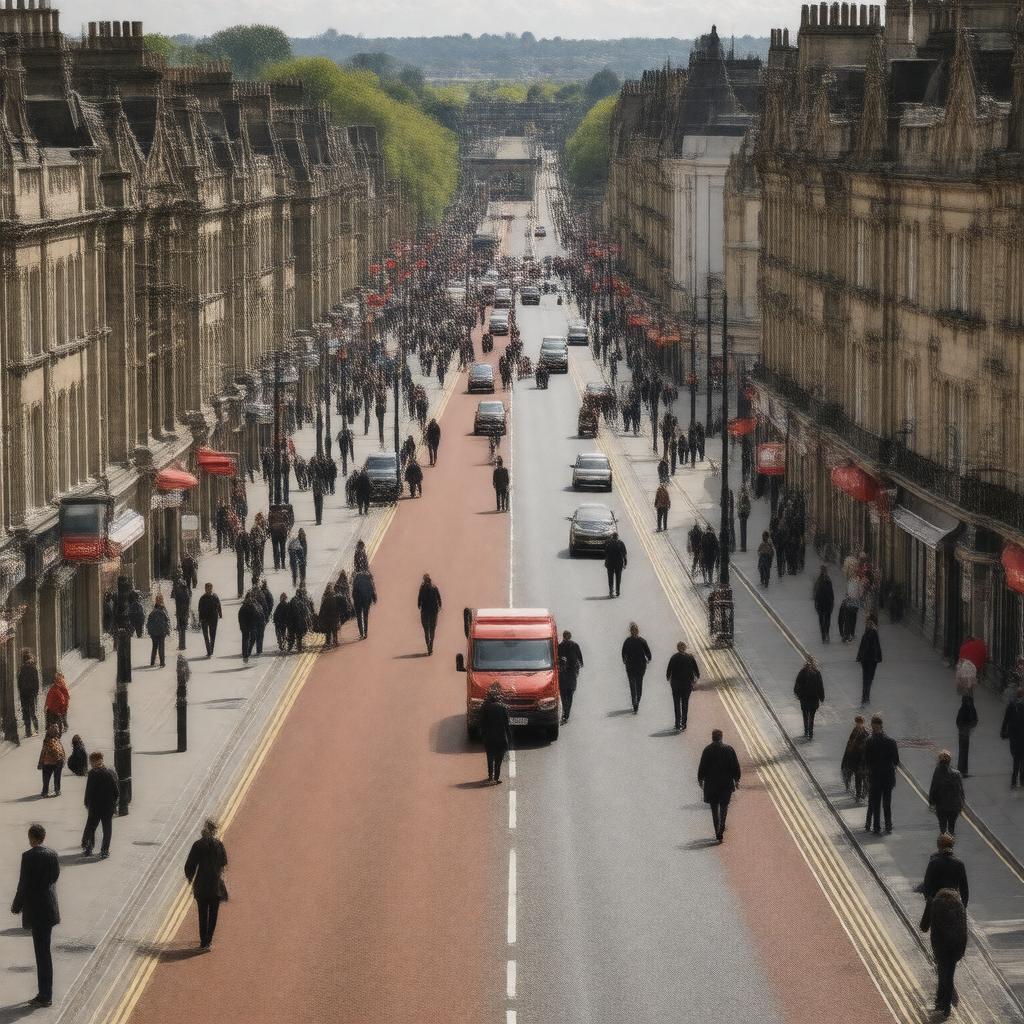 AI-created image of Upper Holloway, London, England